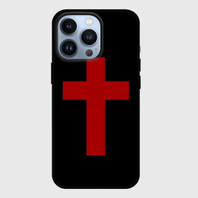 Чехол для iPhone 13 Pro с принтом Красный Крест в Санкт-Петербурге,  |  | геометрия | красный крест | крест | минимализм | религия