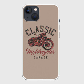 Чехол для iPhone 13 с принтом Классические мотоциклы в Санкт-Петербурге,  |  | moto | motorcycle | мопеды | мото | мотоцикл | мотоциклист | мотоциклисту | мотоциклисты | мотоцыклы
