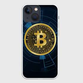 Чехол для iPhone 13 mini с принтом BITCOIN ВАЛЮТА в Санкт-Петербурге,  |  | bitcoin | btc | coin | биткоин | биткойн | валюта | деньги | криптовалюта | монета | платёжная система | технология