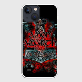 Чехол для iPhone 13 mini с принтом Amon Amarth в Санкт-Петербурге,  |  | amon amarth | metal | викинг метал | группы | дэт метал | метал | музыка | рок