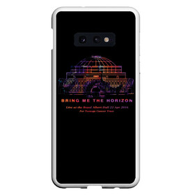 Чехол для Samsung S10E с принтом  Live at the Royal Albert Hall - BMTH в Санкт-Петербурге, Силикон | Область печати: задняя сторона чехла, без боковых панелей | Тематика изображения на принте: bmth | bring me the horizon | альтернативный | бмт | бмтх | бмтш | брин | бринг | горизонт | достань для меня | дэткор | зе | метал | ми | рок | хоризон | электроник