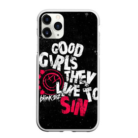 Чехол для iPhone 11 Pro матовый с принтом Blink 182, Good Girl в Санкт-Петербурге, Силикон |  | punk | группы | музыка | панк