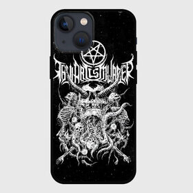 Чехол для iPhone 13 mini с принтом Thy Art Is Murder в Санкт-Петербурге,  |  | Тематика изображения на принте: death metal | deathcore | thy art is murder | группы | дэткор | метал | музыка | рок
