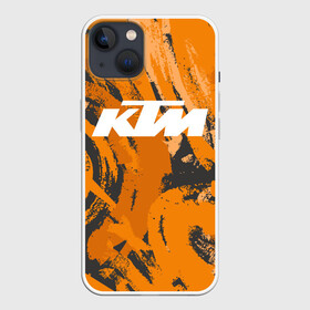 Чехол для iPhone 13 с принтом KTM | КТМ (Z) в Санкт-Петербурге,  |  | enduro | grange | ktm | moto | moto sport | motocycle | sportmotorcycle | гранж | ктм | мото | мото спорт | мотоспорт | спорт мото