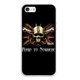 Чехол для iPhone 5/5S матовый с принтом Road to Nowhere - Bullet For My Valentine в Санкт-Петербурге, Силикон | Область печати: задняя сторона чехла, без боковых панелей | Тематика изображения на принте: bullet for my valentine | jeff killed john | matthew tuck | michael paget | булет фор май валентайн | джефф убил джона | майкл пэджет | метал | музыка | мэтт | мэттью так | пуля для моей возлюбленной | рок группа