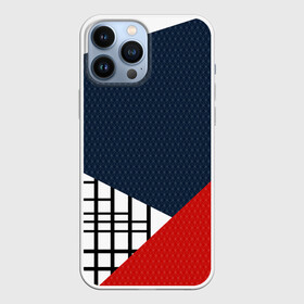 Чехол для iPhone 13 Pro Max с принтом Разноцветный арт пэчворк в Санкт-Петербурге,  |  | абстрактный | геометрический | клетка | комбинированный | коралловый | модный | молодежный | полосы | синий | современный | темный синий