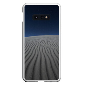 Чехол для Samsung S10E с принтом Пустыня дюна песок ночь в Санкт-Петербурге, Силикон | Область печати: задняя сторона чехла, без боковых панелей | desert | dune | night | дюна | звезды | ночь | песок | пустыня