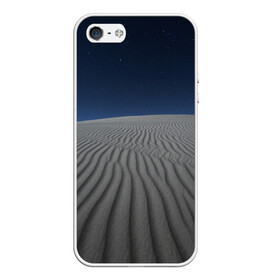 Чехол для iPhone 5/5S матовый с принтом Пустыня дюна песок ночь в Санкт-Петербурге, Силикон | Область печати: задняя сторона чехла, без боковых панелей | desert | dune | night | дюна | звезды | ночь | песок | пустыня
