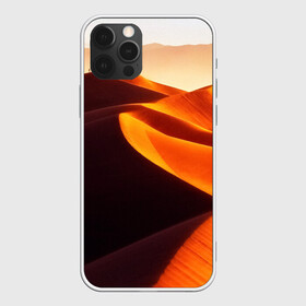 Чехол для iPhone 12 Pro с принтом Пустыня дюна барханы в Санкт-Петербурге, силикон | область печати: задняя сторона чехла, без боковых панелей | desert | dune | барханы | дюна | песок | пустыня