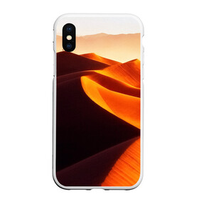Чехол для iPhone XS Max матовый с принтом Пустыня дюна барханы в Санкт-Петербурге, Силикон | Область печати: задняя сторона чехла, без боковых панелей | desert | dune | барханы | дюна | песок | пустыня