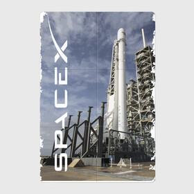 Магнитный плакат 2Х3 с принтом Space X, космодром в Санкт-Петербурге, Полимерный материал с магнитным слоем | 6 деталей размером 9*9 см | cloud | cosmodrome | elon musk | rocket | sky | space x | илон маск | космодром | небо | облако | ракета