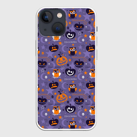 Чехол для iPhone 13 mini с принтом Хэллоуин в Санкт-Петербурге,  |  | halloween | holiday | pumpkin | samayn | vampire | zombie | вампир | ведьма | вечеринка | день всех святых | зомби | карнавал | маскарад | мертвец | оборотень | привидение | самайн | светильник джека | страшный джек | труп