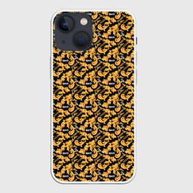 Чехол для iPhone 13 mini с принтом Gold of Baroque. Queen. в Санкт-Петербурге,  |  | baroque | floral | gold | queen | style | барокко | золото | королева | стиль | цветы