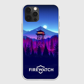 Чехол для iPhone 12 Pro Max с принтом Purplewatch в Санкт-Петербурге, Силикон |  | firewatch | gamers | games | вышка | иллюстрация | лес