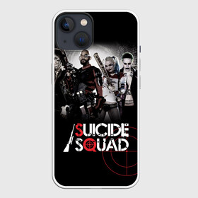 Чехол для iPhone 13 с принтом Suicide squad в Санкт-Петербурге,  |  | suicide squad | американский | боевик | джун мун | дэдшот | капитан бумеранг | комедия | марго робби | рик флэг | супергерои | тацу ямасир | фантастика | фильм | флойд лоутон | фэнтези | харли квинн