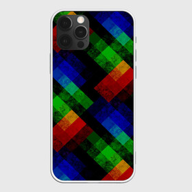 Чехол для iPhone 12 Pro Max с принтом Разноцветный мраморный узор  в Санкт-Петербурге, Силикон |  | абстрактный | зеленый | красный | мраморный | пэчворк | радужный | разноцветный | синий | черный