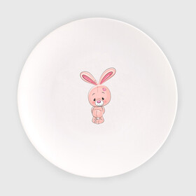 Тарелка с принтом розовый зайка в Санкт-Петербурге, фарфор | диаметр - 210 мм
диаметр для нанесения принта - 120 мм | заяц | кролик | лапы | мягкий | персонаж | розовый | уши | хвост