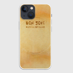 Чехол для iPhone 13 mini с принтом Burning Bridges   Bon Jovi в Санкт-Петербурге,  |  | bon jovi | john | альбом | арена | бон | бон джови | глэм | группа | джови | джон | метал | музыка | надпись | песни | поп | попрок | рок | рокер | смайл | солист | софт | стена | хард | хеви | хевиметал
