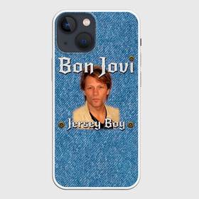 Чехол для iPhone 13 mini с принтом Jersey Boy   Bon Jovi в Санкт-Петербурге,  |  | bon jovi | john | альбом | арена | бон | бон джови | глэм | группа | джови | джон | метал | музыка | надпись | песни | поп | попрок | рок | рокер | смайл | солист | софт | стена | хард | хеви | хевиметал