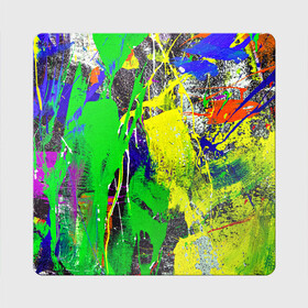 Магнит виниловый Квадрат с принтом Брызги красок | Grunge Paints в Санкт-Петербурге, полимерный материал с магнитным слоем | размер 9*9 см, закругленные углы | Тематика изображения на принте: abstract | color | dye | grunge | grunge paints | paint | paints | splashes of paint | texture | абстракция | брызги | брызги красок | гранж | колорит | краски | текстура