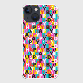 Чехол для iPhone 13 mini с принтом Happy Birthday в Санкт-Петербурге,  |  | birthday | happy birthday | holiday | день рождения | именины | подарки | праздник | торт | юбилей