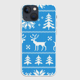 Чехол для iPhone 13 mini с принтом Зимняя ночь в Санкт-Петербурге,  |  | арт | вязаный рисунок | вязь | ёлка | ёлки | ель | лес | новый год | ночь | олени | олень | рисунок | рождество | снег | снеговик | снеговики | снежинка | снежинки