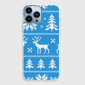 Чехол для iPhone 13 Pro Max с принтом Зимняя дикая лесная ночь в Санкт-Петербурге,  |  | арт | вязаный рисунок | вязь | ёлка | ёлки | ель | лес | новый год | ночь | олени | олень | рисунок | рождество | снег | снеговик | снеговики | снежинка | снежинки