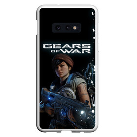 Чехол для Samsung S10E с принтом GEARS OF WAR | ШЕСТЕРЕНКИ (Z) в Санкт-Петербурге, Силикон | Область печати: задняя сторона чехла, без боковых панелей | Тематика изображения на принте: gears | gears 5 | gears of war | gears of war 5 | имульсия | механизмы войны | шестерёнка | шестерёнки | шестерня