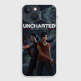 Чехол для iPhone 13 mini с принтом Uncharted The Lost Legacy в Санкт-Петербурге,  |  | a thiefs end | chloe frazer | elena fisher | games | nathan nate drake | naughty dog | playstation 5 | ps 5 | the lost legacy | uncharted | victor sully sullivan | виктор салли салливан | елена фишер | игры | неизведанное | нейтан нейт дрейк | хлоя фрейзе