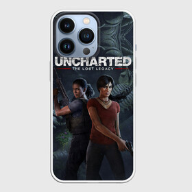 Чехол для iPhone 13 Pro с принтом Uncharted The Lost Legacy в Санкт-Петербурге,  |  | a thiefs end | chloe frazer | elena fisher | games | nathan nate drake | naughty dog | playstation 5 | ps 5 | the lost legacy | uncharted | victor sully sullivan | виктор салли салливан | елена фишер | игры | неизведанное | нейтан нейт дрейк | хлоя фрейзе