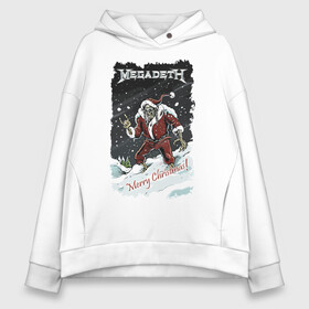 Женское худи Oversize хлопок с принтом Merry Christmas, Megadeth в Санкт-Петербурге, френч-терри — 70% хлопок, 30% полиэстер. Мягкий теплый начес внутри —100% хлопок | боковые карманы, эластичные манжеты и нижняя кромка, капюшон на магнитной кнопке | gesture | heavy metal | holiday | megadeth | merry christmas | new year | skeleton | skull | sky | snow | жест | новый год | праздник | рождество | рок | скелет | череп