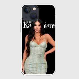 Чехол для iPhone 13 mini с принтом Keeping up with Kardashians в Санкт-Петербурге,  |  | armenian | brunette | celebrity | kardashian family | keeping up with kardashians | kim kardashian | snake skin | армянка | брюнетка | знаменитость | ким кардашьян | семейство кардашьян