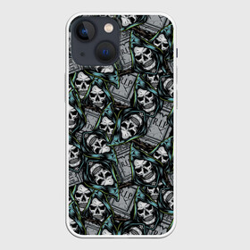 Чехол для iPhone 13 mini с принтом Смерть в Санкт-Петербурге,  |  | halloween | holiday | pumpkin | samayn | zombie | вампир | ведьма | вечеринка | день всех святых | зомби | карнавал | кладбище | маскарад | мертвец | оборотень | привидение | самайн | светильник джека | страшный джек