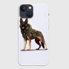 Чехол для iPhone 13 mini с принтом Служебная собака | К9 | K9 в Санкт-Петербурге,  |  | dog | doggy | k9 | аусси | дог | друзья | ищейка | к9 | кинолог | кинология | любовь | овчарка | прикольная | розыскная собака | служебная собака | собака | собачница