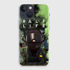 Чехол для iPhone 13 mini с принтом Opposing Force | Half Life (+спина) в Санкт-Петербурге,  |  | aperture laboratories | black mesa | half life | logo | opposing force | valve | блэк меса | вэлв | лого | логотип | халф лайф