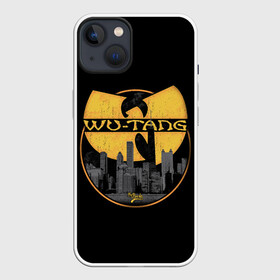 Чехол для iPhone 13 с принтом WU TANG CLAN в Санкт-Петербурге,  |  | black | clan | gangsta | hip hop | logo | music | new york | rap | retro | usa | wu tang | ву танг | гангстер | группа | клан | музыка | нью йорк | ретро | рэп | хип хоп