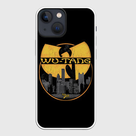 Чехол для iPhone 13 mini с принтом WU TANG CLAN в Санкт-Петербурге,  |  | black | clan | gangsta | hip hop | logo | music | new york | rap | retro | usa | wu tang | ву танг | гангстер | группа | клан | музыка | нью йорк | ретро | рэп | хип хоп