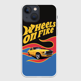Чехол для iPhone 13 mini с принтом Hot Wheels. Хот Вилс в Санкт-Петербурге,  |  | auto | avto | car | game | hot | hotweels | race | weels | wheels | авто | автоспорт | гонки | игра | игрушка | машина | модель | хот вилс
