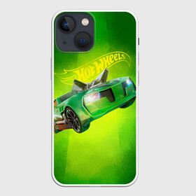 Чехол для iPhone 13 mini с принтом Hot Wheels. Хот Вилс в Санкт-Петербурге,  |  | auto | avto | car | game | hot | hotweels | race | weels | wheels | авто | автоспорт | гонки | игра | игрушка | машина | модель | хот вилс
