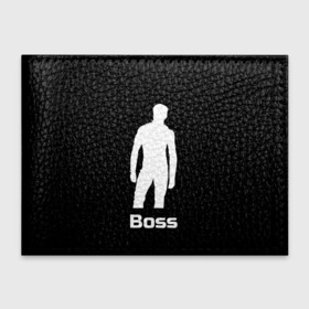 Обложка для студенческого билета с принтом Boss of the gym on black в Санкт-Петербурге, натуральная кожа | Размер: 11*8 см; Печать на всей внешней стороне | Тематика изображения на принте: boss | boss of the gym | darkholme | gachi | gachimuchi | gym | jabroni | van | босс | вэн | гачи | качалка