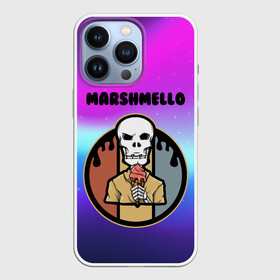 Чехол для iPhone 13 Pro с принтом MARSHMELLO | МАРШМЕЛЛОУ (Z) в Санкт-Петербурге,  |  | dj | marshmello | marshmelo | маршмелло | маршмеллоу | маршмелоу