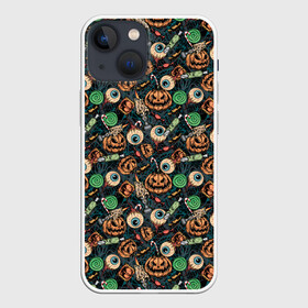 Чехол для iPhone 13 mini с принтом Счастливого Хэллоуина в Санкт-Петербурге,  |  | halloween | holiday | pumpkin | samayn | vampire | zombie | вампир | ведьма | вечеринка | день всех святых | зомби | карнавал | маскарад | мертвец | оборотень | привидение | самайн | светильник джека | страшный джек | труп