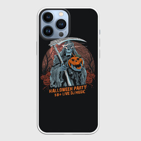 Чехол для iPhone 13 Pro Max с принтом Смерть с Косой в Санкт-Петербурге,  |  | halloween | holiday | pumpkin | samayn | zombie | вампир | ведьма | вечеринка | день всех святых | зомби | карнавал | маскарад | мертвец | оборотень | привидение | самайн | светильник джека | страшный джек | труп | тыква
