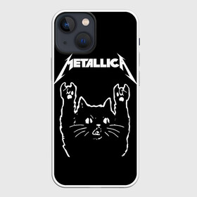Чехол для iPhone 13 mini с принтом METALLICA  МЕТАЛЛИКА. в Санкт-Петербурге,  |  | metallica | кот | котэ | металлика | музыка | рок