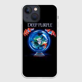 Чехол для iPhone 13 mini с принтом Slaves and Masters   Deep Purple в Санкт-Петербурге,  |  | deep purple | альбом | гловер | группа | дееп | деп | ди | дип перпл | диперпл | дипперпл | иэн гиллан | иэн пэйс | лого | логотип | метал | морс | пепл | прогрессивный | психоделический | рок | символ | хард