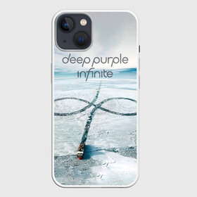 Чехол для iPhone 13 с принтом Infinite   Deep Purple в Санкт-Петербурге,  |  | deep purple | альбом | гловер | группа | дееп | деп | ди | дип перпл | диперпл | дипперпл | иэн гиллан | иэн пэйс | лого | логотип | метал | морс | пепл | прогрессивный | психоделический | рок | символ | хард