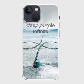 Чехол для iPhone 13 mini с принтом Infinite   Deep Purple в Санкт-Петербурге,  |  | deep purple | альбом | гловер | группа | дееп | деп | ди | дип перпл | диперпл | дипперпл | иэн гиллан | иэн пэйс | лого | логотип | метал | морс | пепл | прогрессивный | психоделический | рок | символ | хард