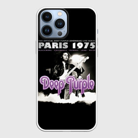 Чехол для iPhone 13 Pro Max с принтом Deep Purple   Paris 1975 в Санкт-Петербурге,  |  | deep purple | альбом | гловер | группа | дееп | деп | ди | дип перпл | диперпл | дипперпл | иэн гиллан | иэн пэйс | лого | логотип | метал | морс | пепл | прогрессивный | психоделический | рок | символ | хард