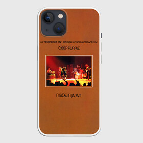 Чехол для iPhone 13 с принтом Made in Japan   Deep Purple в Санкт-Петербурге,  |  | deep purple | альбом | гловер | группа | дееп | деп | ди | дип перпл | диперпл | дипперпл | иэн гиллан | иэн пэйс | лого | логотип | метал | морс | пепл | прогрессивный | психоделический | рок | символ | хард