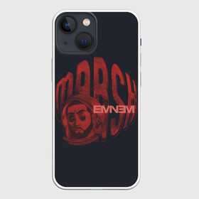 Чехол для iPhone 13 mini с принтом Marsh в Санкт-Петербурге,  |  | eminem | hip hop | rap | rep | исполнители | исполнитель | маршал мэтерс | музыка | реп | эминем | эминэм